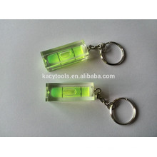 spirit level -black base,1 bubble level indicate level gift bubble key chain spirit level